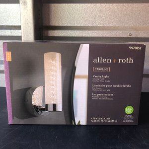 allen + roth Caroline Chrome LED Modern/Contemporary Vanity Light Wall Sconce